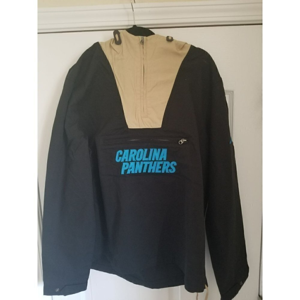 𝅺nfl Carolina Panthers Anorak Jacket Size: Large